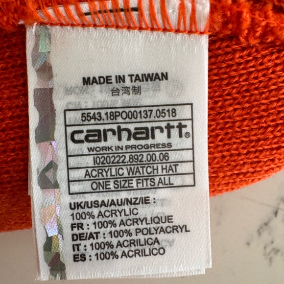 Carhartt work in progress WIP beanies bundle NWOT - Picture 3 of 4